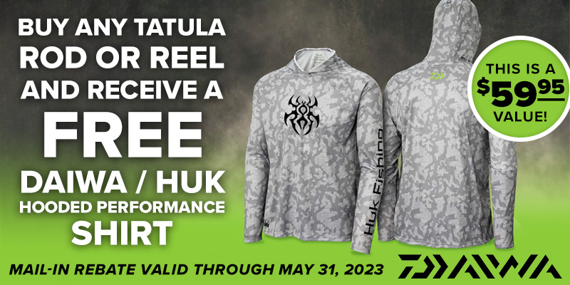 Rebate: Huk Hooded Performance Shirt Promo